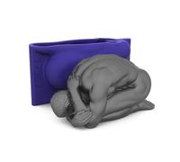 Molde de silicona corporal para niño pintor adulto, C | Molde de cuerpo humano para Chocolate, vela hecha a mano, jabón, regalos de cumpleaños, vela, jabón, pastel,