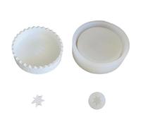 Molde de silicona creativo de forma redonda multiusos para celebraciones de Navidad y fabricación de joyas expertas en cocina