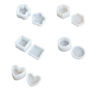 Molde de silicona creativo de varias formas, moldes de resina epoxi, textura de silicona para hacer bandejas únicas y piezas decorativas, herramienta de joyería creativa