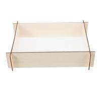 Molde de Silicona Cuadrado Beige para Muestras Botánicas y Resina