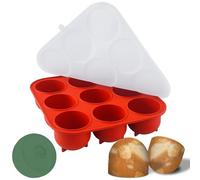 Molde de silicona de 9 cavidades para golosinas de perro congelado con tapa para pusicle Woof & Power Chewer Pupsicle XL 75 libras en adelante, molde reutilizable para golosinas de perro congelado