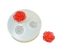 Molde de silicona de alta calidad para hacer joyas con 6 diseños florales, margaritas rosas, piñas, formas de flores de alta temperatura