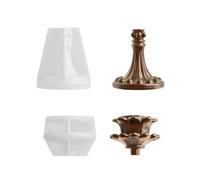Molde de silicona de alto detalle para crear soportes elegantes, obras de arte de resina, artículos de decoración del hogar y suministros de manualidades, molde de silicona flexible para hacer