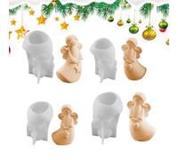 Molde de silicona de ángel - 4 piezas de moldes artesanales de fundición epoxi | Moldes para velas de ángel 3D | Molde para decoración del hogar, centro de mesa, cena, fiesta de boda