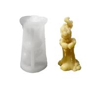 Molde de silicona de ángel/demonio, vela, aromaterapia, fabricación de jabón, molde de chocolate, caramelo, decoración de pasteles, suministros de herramientas, molde de silicona para jabón