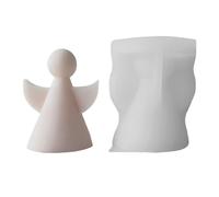 Molde De Silicona De Ángel, Material Resistente Al Calor, 1 Pieza, Moldeador De Velas De Forma De Ángeles Pequeños, Molde Para Hornear De Silicona, Estructura Flexible, Adecuada Para Principiantes