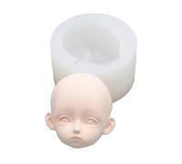 Molde de silicona de arcilla de cerámica, molde facial de resina de yeso y azúcar para niños, molde facial artesanal de resina