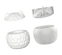 Molde de silicona de búho de estilos nórdicos para fundición y decoración de pasteles, molde de silicona de calidad alimentaria con diseños apilables
