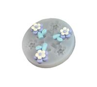 Molde de silicona de capa para joyería de resina y jabón con diseño de Frangipani para accesorios y decoraciones de resina de cera Plumeria Rose Tulips Silicone Mold
