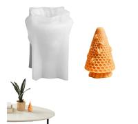 Molde de silicona de cilindro de abeja, molde de silicona para peine de miel - Molde de jabón de silicona Molde de velas de cilindro 3D - Decoración del hogar