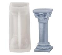 Molde de silicona de columnas griegas - Molde de silicona de columna romana para fondant,Forma de vela griega antigua, herramienta de manualidades de jabón de yeso de vela Weiting