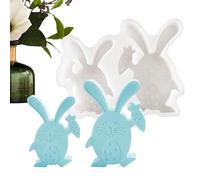 Molde de Silicona de Conejito - Artículos para Fiestas de Silicona Lindos y Antiadherentes - Molde De Zanahoria Y Conejo Pascuero,Para Fiestas de Acción de Gracias Cumpleaños Oficinas Escuela Residenc