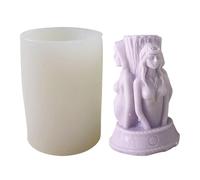 Molde de silicona de diosas para una estatua de mujer, figura femenina para fundir velas, escultura de hermanas para arte epoxi, figuras hechas a mano, decoración del hogar
