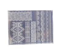 Molde de silicona de encaje francés para arte, resina, bisutería y accesorios decorativos, funda de teléfono móvil, decoración