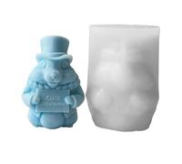 Molde de silicona de fácil liberación para manualidades de estatuas de marmota, moldes de silicona adecuados para varios materiales, moldes de manualidades