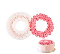 Molde de silicona de frambuesa | Accesorios base fáciles de liberar, moldes para frutas y resina en silicona, utensilios para hornear - para dulces, queso, mousse, postres caseros,