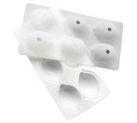 Molde de silicona de fruta, 6 cuadrículas creativas de limón moldes de silicona únicos, moldes de fundición antiadherentes para brownies, pasteles, mouses, sartenes, postres