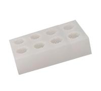 Molde de silicona de fruta detallada para forma de fresa, chocolate, hornear, helados y proyectos de manualidades, apto para lavavajillas, forma de fresa