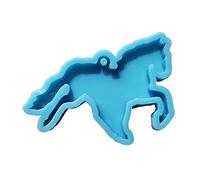 Molde de silicona de fundición de resina con diseño de sombrero de equitación para mujer, llavero decorativo para joyería