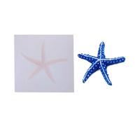 Molde de silicona de grado alimenticio con diseño de estrellas de mar, adecuado para jabón, resina, arte, chocolate, manualidades, diseño fácil de usar