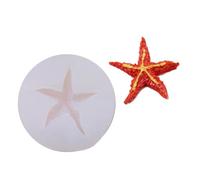 Molde de silicona de grado alimenticio con diseño de estrellas de mar adecuado para jabón, resina, arte, chocolate, manualidades, diseño fácil de usar, moldes de silicona de grado alimenticio