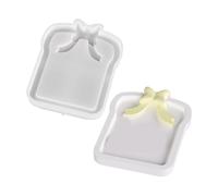 Molde de silicona de grado alimenticio con forma de curva para hacer joyas de resina y decoraciones, molde de silicona