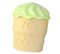 Molde de silicona de grado alimenticio con forma de helado, práctico cubo de hielo de doble capa con tapa, herramienta de organización de cocina, cubo de crema de almacenamiento de cocina