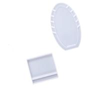 Molde de silicona de grado alimenticio con forma de hojas para niños, tablero de exhibición de joyas de resina epoxi, estante de accesorios de fácil liberación