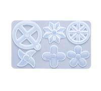 Molde de silicona de grado alimenticio con mariposa giratoria y diseños de joyería inspirados en la naturaleza, molde de silicona de múltiples diseños