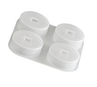 Molde de silicona de grado alimenticio de 4 cavidades para hacer lingotes y monedas de la fortuna, fácil liberación, símbolos auspiciosos, molde de silicona