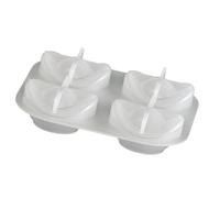 Molde de silicona de grado alimenticio de 4 cavidades para hacer lingotes y monedas de la fortuna, fácil liberación, símbolos auspiciosos, molde de silicona