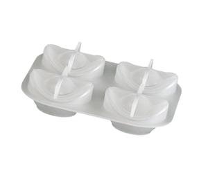 Molde de silicona de grado alimenticio de 4 cavidades para hacer lingotes y monedas de la fortuna, fácil liberación, símbolos auspiciosos, molde de silicona