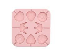 Molde de silicona de grado alimenticio para piruletas, utensilios para hornear, fácil y seguro, para fondant, caramelos, corona de nube, forma de animal, moldes para manualidades de azúcar