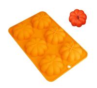 Molde de silicona de Halloween - Moldes de calabaza y escoba de araña, molde de silicona para manualidades de cera de chocolate, resina, vela, jabón, cupcakes, decoraciones de fondant, suministros de