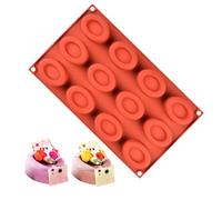 Molde de silicona de JasCherry para chocolate, gelatina, dulces y donuts
