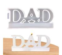 Molde de silicona de la madre - molde de silicona de papá - Piedra de papá - molde de yeso, decoraci n del día del padre -da -te - decoraci n de yeso de chocolate - molde ndon para la d a