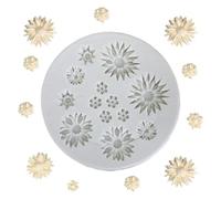 Molde De Silicona De Margarita De 1 Pieza, Molde De Flores De Silicona, Molde De Flores De Silicona, Molde De Silicona De Flores, Molde De Silicona De Verano, Molde De Galletas De Flores