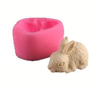 Molde de silicona de , molde de jabón, forma animal 3D para hacer velas, molde de arcilla de resina