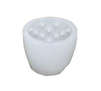 Molde de silicona de panal para jabones perfumados cilíndricos creativos, chocolate, fondant, pasteles, hornear, cera de soja, molde de silicona para adultos