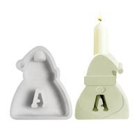 Molde de silicona de Papá Noel, fácil de resolver, apto para alimentos