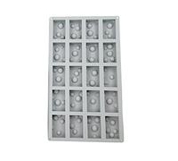 Molde de silicona de piedra irregular para hacer pasteles, molde para hornear para uso en cocina, moldes de hornear 3D, moldes de postre para repostería