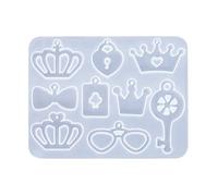 Molde de silicona de princesa para aretes y colgantes, herramienta esencial para hacer joyas, colgante de oreja de silicona, joyería de fundición de resina