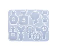 Molde de silicona de princesa para aretes y colgantes, herramienta esencial para hacer joyas, colgante de oreja de silicona, joyería de fundición de resina