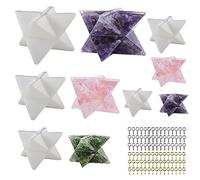 Molde de silicona de resina Cayway, molde de resina hexagonal, molde de silicona en forma de estrella 3D para molde de vela para decoración familiar, molde de jabón de vela