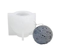 Molde de silicona de resina epoxi en forma de luna/tierra para hacer hecha a mano decoración del hogar resina epoxi en forma de tierra