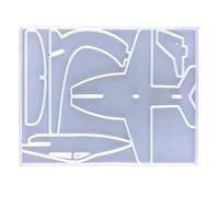 Molde de silicona de resina epoxi para hacer modelos de aviones, manualidades, decoración de mesa, decoración del hogar, aviones, silicona para resina