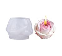 Molde de silicona de rosa | Reutilizable de alimenticio | Molde de pastel de flores de chocolate | para vacaciones, de cumpleaños, oficinas, hogar, habitación, escritorio, escuela