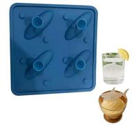 Molde de silicona de tiburón para whisky y cócteles, bandeja reutilizable con forma de tiburón con tapa a prueba de fugas, divertido molde de fusión lenta, regalo de fiesta para bar bebidas para