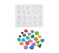 Molde De Silicona De Transparencia Para La Elaboración Pendientes Pendants Joyas Piedras Las Hojas Irregulares Que Fabrican La Decoración Artesanal Silicona Flexible