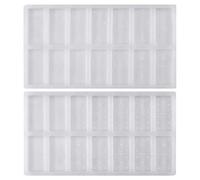 Molde de Silicona Domino Moldes Resina Epoxi,Moldes de Silicona para Manualidades,Epoxi de Cristal Transparente Resina para Dominos/Manualidades